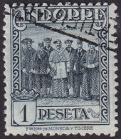 Andorra Spanish 1929 Sc 22 Ed 24 Used Perf 14 - Used Stamps