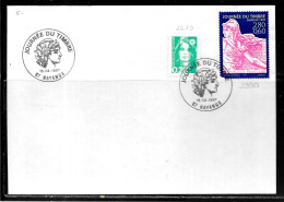 K179 - MARIANNE DE BRIAT 0.30 C Et N° 2990 SUR LETTRE DE HAYANGE DU 15/03/97 - JOURNEE DU TIMBRE - Commemorative Postmarks