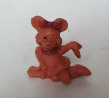 FIGURINE PUBLICITAIRE ESSO 1971 - En Gomme Ou Mousse De Plastique - DISNEY MICKEY -  MINNIE ROSE Type Glups - Disney