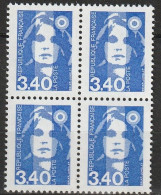 N° 2716 Type Marianne Du Bicentenaire  : Beau Bloc De 4 Timbres Neuf Impeccable: - Unused Stamps