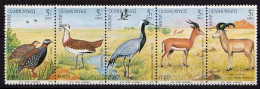 Türkei - Turkey Vögel Birds Wildlife  1979 ** Mi. 2501-2505  (9607 - Straussen- Und Laufvögel