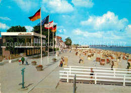 73216525 Niendorf Ostseebad Kurpromenade Mit Cafe Annette Haus Des Kurgastes Nie - Timmendorfer Strand