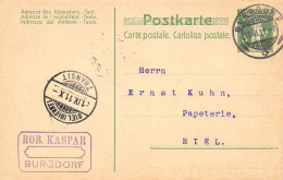 Burgdorf Robert Kaspar  Firmen Gewerbestempel Besonderheiten - Stamped Stationery