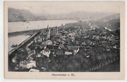 39056407 - Oberwinter Mit Gesamtansicht Gelaufen Von 1918. Leichte Stempelspuren, Sonst Gut Erhalten - Bad Neuenahr-Ahrweiler