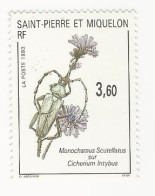 SPM-1993-Faune Et Flore. Insecte Sur Fleur  - N° 575 ** - Ungebraucht