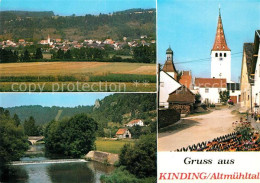 73216146 Kinding Ortsmotiv Mit Kirche Landschaftspanorama Altmuehl Kinding - Sonstige & Ohne Zuordnung
