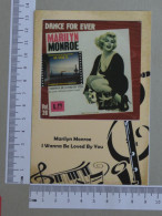 POSTCARD  - MARILYN MONROE - LPS COLLECTION - 2 SCANS  - (Nº59068) - Music And Musicians