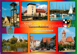 73216127 Gunzenhausen Altmuehlsee Glockenspiel Marktplatz Jugendherberge Seglerh - Gunzenhausen
