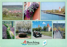 73216105 Berching Panorama Naturpark Altmuehltal Blumenschmuck Baumbluete Automo - Sonstige & Ohne Zuordnung