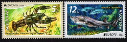 Moldova - 2024 - Europa CEPT - Underwater Flora And Fauna - Mint Stamp Set - Moldavie