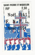 SPM-1991-Noël  - N° 554 ** - Nuovi