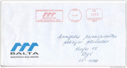 Slogan Cover Meter / 260035 / Pitney Bowes, Insurance Company - 8 July 1997 Riga - Latvia