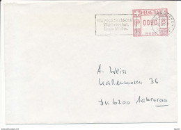 Meter Cover Abroad / 19606 - 12 March 1983 Schlieren - Postage Meters