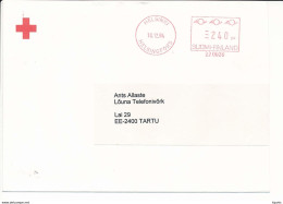 Meter Cover - 16 December 1994 Helsinki To Estonia - Covers & Documents