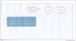 Commercial Cover Meter No. 220003 - 3 June 1996 Riga - Pitney Bowes - Latvia