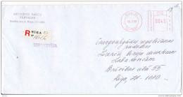 Registered Post Office Meter Cover - 18 March 1999 Riga-51 - - Latvia