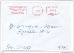 Commercial Cover Meter No. 260011 - 7 June 1995 Riga - Pitney Bowes - Latvia