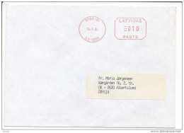 Post Office Meter Cover Abroad / Pitney Bowes - 14 April 1994 Riga-51 - Latvia