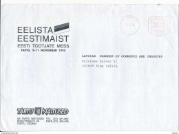 Meter Cover Abroad / 00009 - 19 October 1995 Tartu - Estland