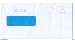 Domestic Meter Cover / 260031 / Postal Notice - 8 April 1999 Rakvere - Estonie