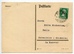 Germany 1927 Postcard; Pockau (Flöhatal) To Ostenfelde; 5pf. Friedrich Von Schiller - Cartas & Documentos