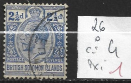 SALOMON 26 Oblitéré Côte 4 € - British Solomon Islands (...-1978)