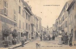 CPA 26 DROME PITTORESQUE SAILLANS RUE DU FOSSE - Sonstige & Ohne Zuordnung