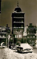 73215993 Luebeck Burgtor Im Winter Nachtaufnahme Luebeck - Lübeck