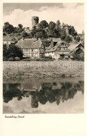 73215985 Trendelburg Blick Ueber Die Diemel Fachwerkhaeuser Burg Trendelburg - Autres & Non Classés