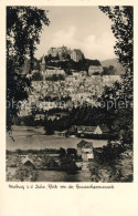 73215982 Marburg Lahn Panorama Blick Von Der Bismarckpromenade Schloss Marburg L - Marburg