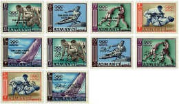 60124 MNH AJMAN 1965 JUEGOS PANARABES EN EL CAIRO - Adschman