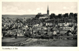 73215974 Frankenberg Eder Stadtpanorama Mit Kirche Frankenberg Eder - Frankenberg (Eder)