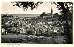 73215965 Frankenberg Eder Ortsansicht Mit Kirche Frankenberg Eder - Frankenberg (Eder)