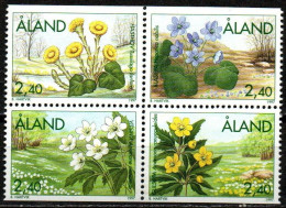 Aland 1997 - Mi.Nr. 120 - 123 - Postfrisch MNH - Blumen Flowers - Andere & Zonder Classificatie