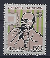 Italy 1973  Gaetano Salvemini  (o) Mi.1415 - 1971-80: Afgestempeld
