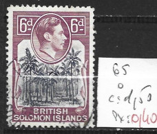 SALOMON 65 Oblitéré Côte 1.50 € - British Solomon Islands (...-1978)