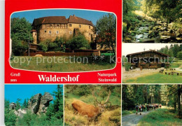 73215647 Waldershof Ganerbenburg Landschaftspanorama Felsen Waldpartie Wandern H - Sonstige & Ohne Zuordnung