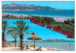 73215454 Bahia De Alcudia Kuestenpanorama Strand Palmen Bahia De Alcudia - Sonstige & Ohne Zuordnung