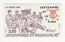 SPM-1991-Centenaire De La "Lyre"  - N° 545 ** - Unused Stamps