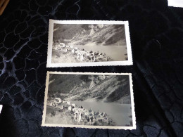 P-247 ,  Lot De 2 Photos, Barrage De La Romanche, Le Village Détruit, Août 1936 - Luoghi