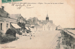 37 La Chapelle Sur Loire église , Vue Prise Sur La Levée à L' Ouest CPA Animation - Sonstige & Ohne Zuordnung