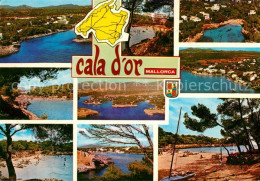 73215430 Cala D Or Vistas Panoramicas Playa Strand Bucht Kueste Fliegeraufnahme  - Other & Unclassified