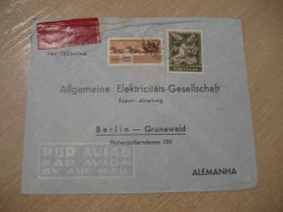 LISBOA 1963 To Berlin Germany Stage Coach Stagecoach Express Special Delivery Cancel Cover PORTUGAL - Diligenze