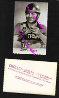 Louis Chaillot Cycliste Né à Chaumont Mort à Aubenas France Médaille Jeux Olympiques 1932 à Los Angeles Cachet Grenoble - Cycling