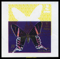 201810 MNH AJMAN 1971 MARIPOSAS - Ajman