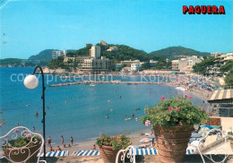 73215401 Paguera Mallorca Islas Baleares Blick Von Hotelterrasse Strand Paguera  - Altri & Non Classificati
