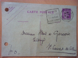 Oloron. Cachet Publicitaire Daguin "ses Vallées, Tourisme, Pêche, Canoë" (GF4063) - Mechanical Postmarks (Other)