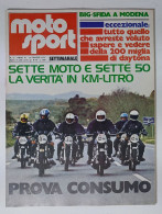 44584 Moto Sport 1974 A. IV N. 8 - Prova Consumo - Motores