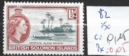 SALOMON 82 ** Côte 0.15 € - Islas Salomón (...-1978)