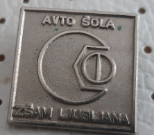 Car Driving School ZSAM Ljubljana Slovenia Pin - Altri & Non Classificati